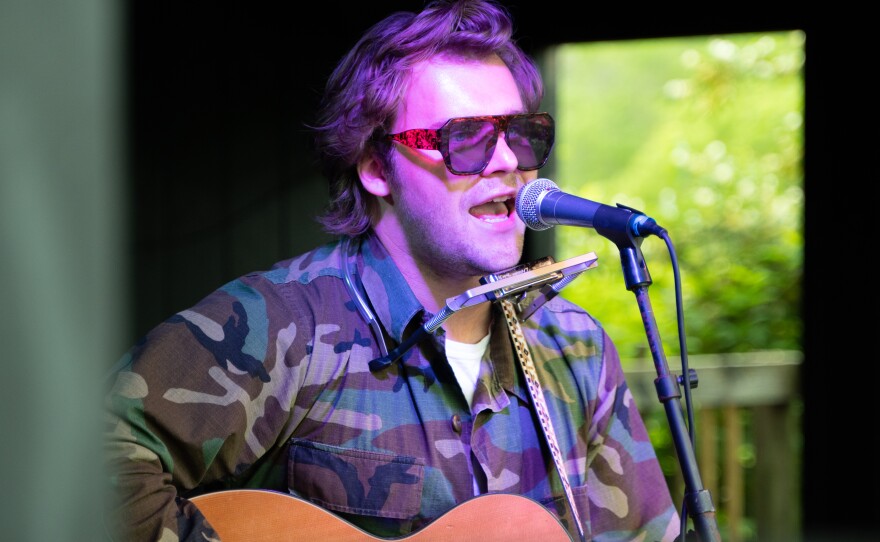 Altameda performs at IndieCraft on Friday, May 19, 2023 in Springfield, Ohio (Ruthie Herman for WYSO)