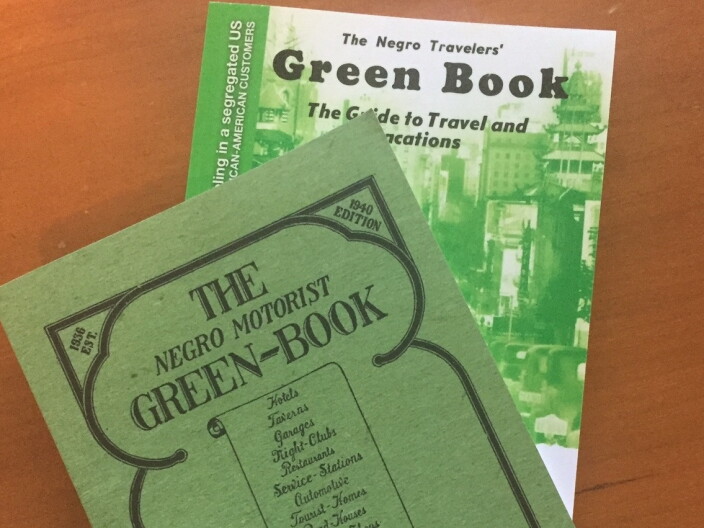 Contemporary reprints of original Green Books from 1940 (front) and 1954.