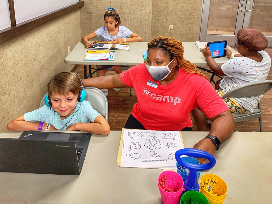 Life Time Fitness in Overland Park is providing child care for families during virtual learning for about $200 a week. The program includes plenty of gym time and access to tutors.