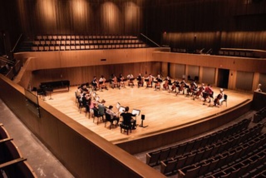 Texas Cellos practicing