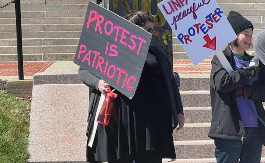 No Kings Protest on March 28, 2026 - Springfield, Illinois