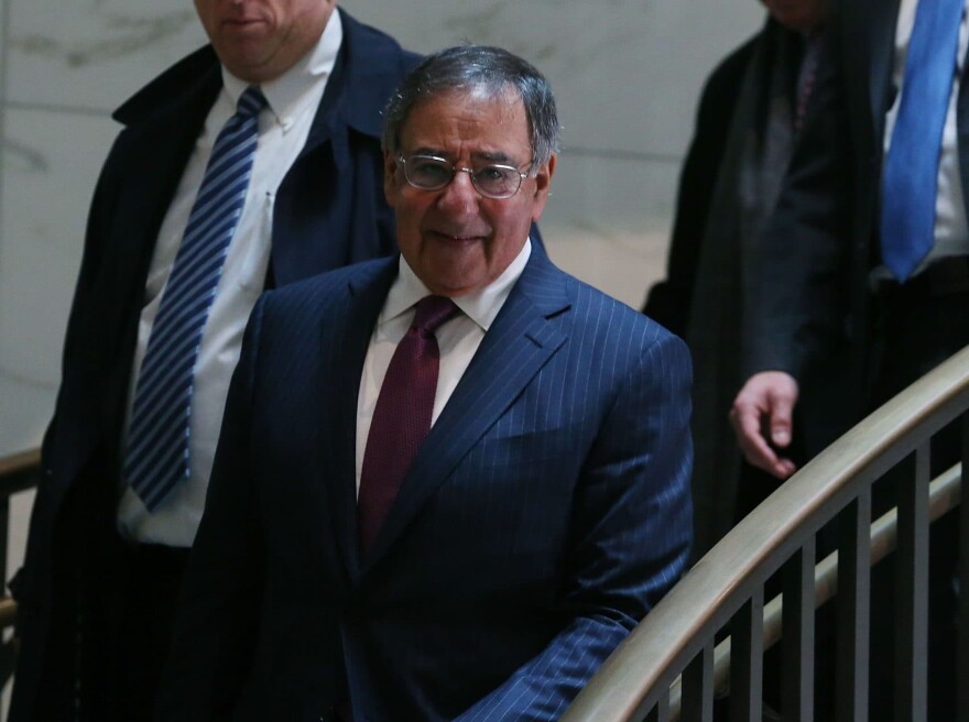 Former Defense Secretary and former CIA director Leon Panetta, pictured here in 2016, says President Trump decertifying the Iran nuclear deal would lead to  "turmoil and chaos." (Mark Wilson/Getty Images)
