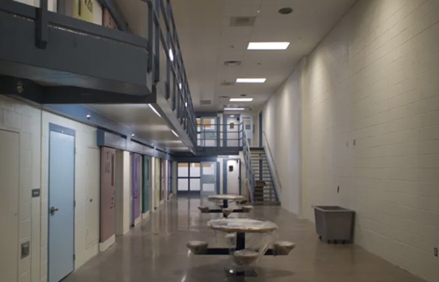 The interior of Centennial Correctional Facility South in Cañon City, photographed in July 2019.