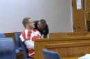 Defendant Bryan Maclean Howard watches hearing proceedings in Marion County on Sept. 23, 2026. (Sam Rislin/WUFT News)