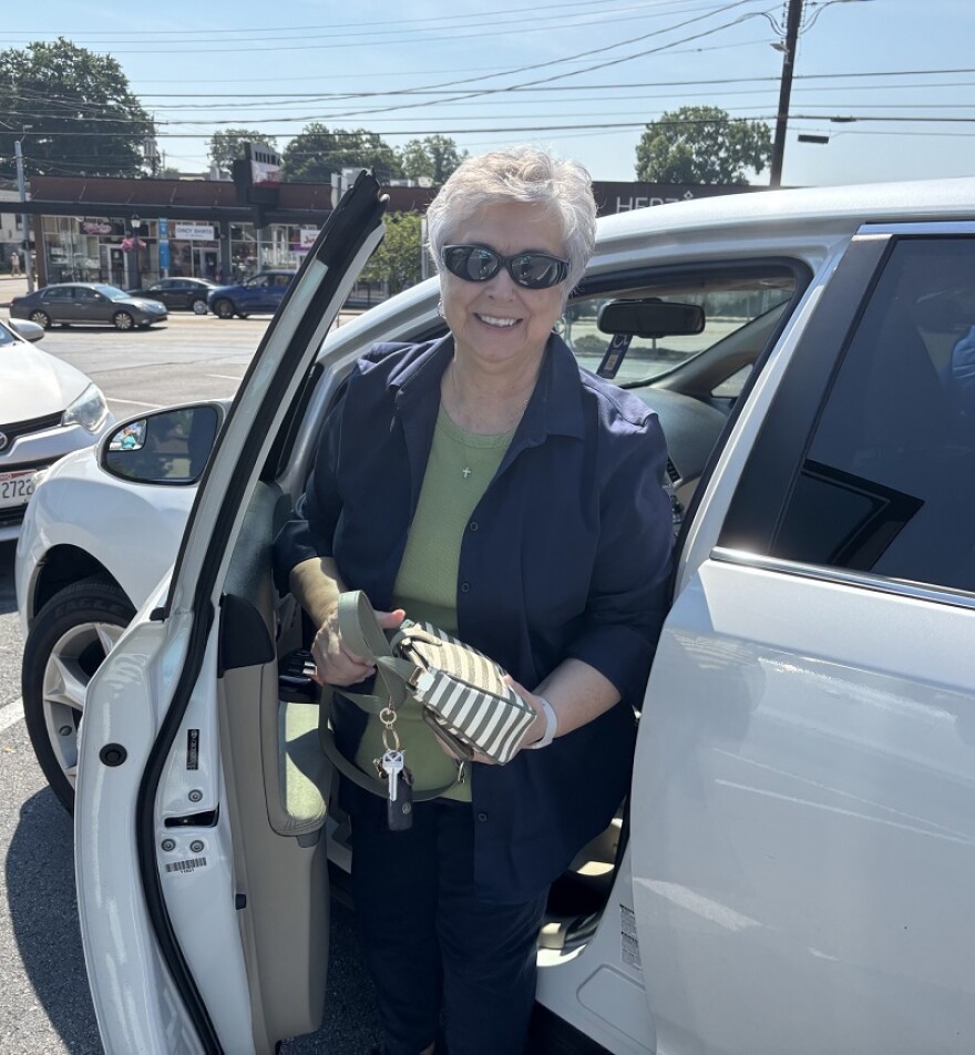 Barbara Hamilton does all the driving on the adventures.