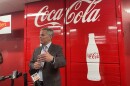 Governor Josh Stein speaking at Charlotte's Coca-Cola Consolidated facility