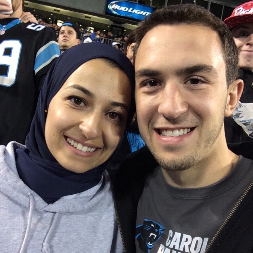 Deah Barakat and his wife, Yusor Abu-Salha