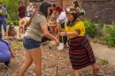 Ceremony participant Judith Magaly, originally from Guatemala, joined other volunteers at Wasatch Community Gardens on May 13, 2023, to plant seeds that have just been blessed.