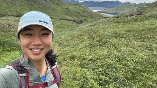Katie Reuther arrived in Unalaska on July 14.