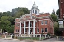 The historic courthouse in Madison County was built in 1907. It hasn't been operational since Hurricane Helene flooded the building in late 2024.