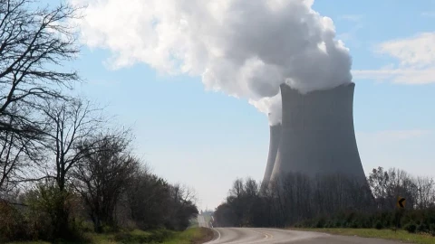 The Byron Generating Station, owned by Constellation Energy, is pictured in Ogle County.