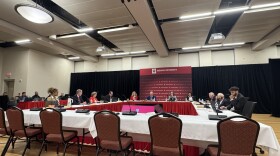 The IU Board of Trustees gathered in Indianapolis. 