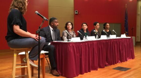 Candidates for the District 3 and District 5 seats on the Indianapolis Public Schools Board debated at a forum hosted Tuesday night by Chalkbeat, the Indianapolis Recorder, WFYI, and the Central Library.
