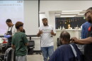 Dr. Robert Mossi Alexander leads Barbershop Talk at Laney College