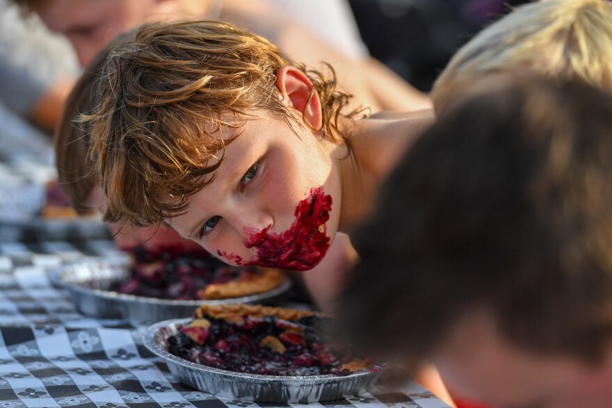 PHOTO FOCUS: Fourth of July pie eating contest in Luzerne County