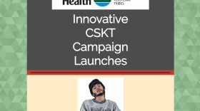 Screenshot - Confederated Salish and Kootenai Tribes' Tribal Health website announces youth education social media campaign on COVID-19