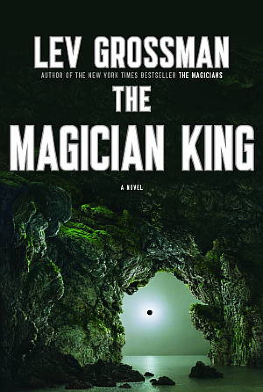 Book cover, ''The Magician King''