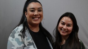 Christine Currie and Jacelyn Arradaza