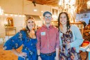 Academy Head of School Beth Spear, left, with recent graduate Kason Kolka and Speech Language Pathologist Assistant Alie Wallace