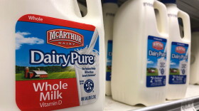 Jugs of McArthur Dairy milk, a Dean Foods brand, are shown at a grocery store, Tuesday, Nov. 12, 2019, in Surfside, Fla. Dean Foods, America's biggest milk processor, filed for bankruptcy Tuesday amid a steep, decades-long drop-off in U.S. milk consumption blamed on soda, juices and, more recently, nondairy substitutes.