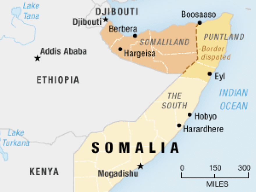 Map of Somalia