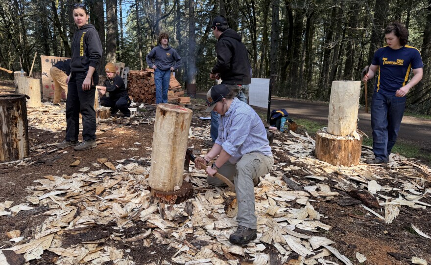 The Spring Thaw is a logging sports competition hosted by Oregon State University, Feb. 27, 2026.
