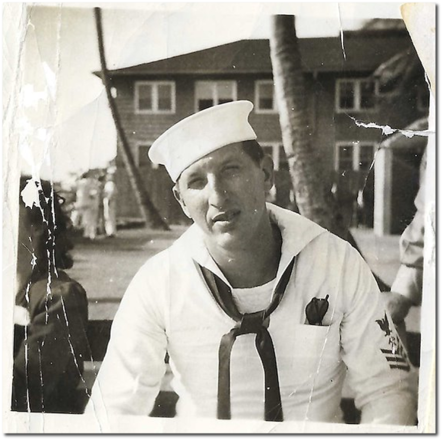 Edward Morris served in the Navy during World War II