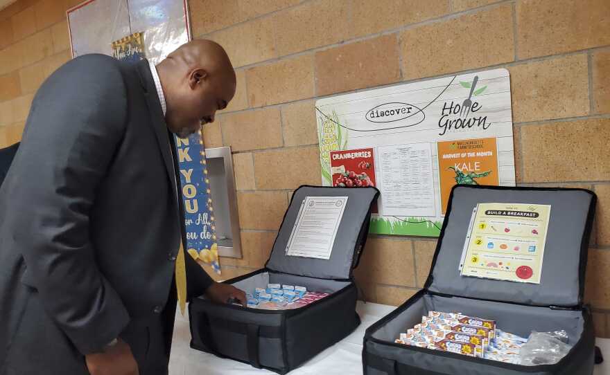 The "Breakfast in the Classroom" model succeeds in Springfield where 87% of students are eating in the morning.