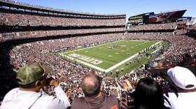 A general view of Huntington Bank Field during an NFL football game between the Cleveland Browns and the Cincinnati Bengals, Sunday, Sept. 7 2025, in Cleveland.