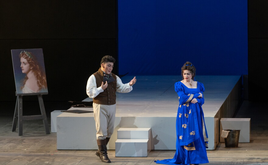 A scene from Puccini’s ‘Tosca’ from China’s National Centre for the Performing Arts 