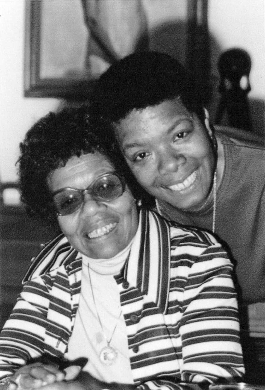 Maya Angelou and her mother, Vivian Baxter. Although it took years, Angelou and her mother eventually developed a close and loving relationship.