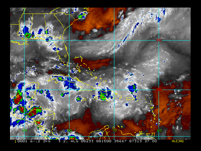 August 2005: Katrina forming in the Atlantic