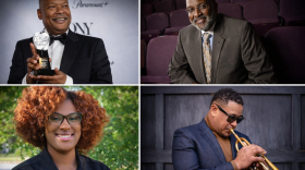 Top left: G. Edwin Robinson Bottom Left: Dezha Moore Top right: Dr. Marvin Curtis Bottom right: Marques Carroll