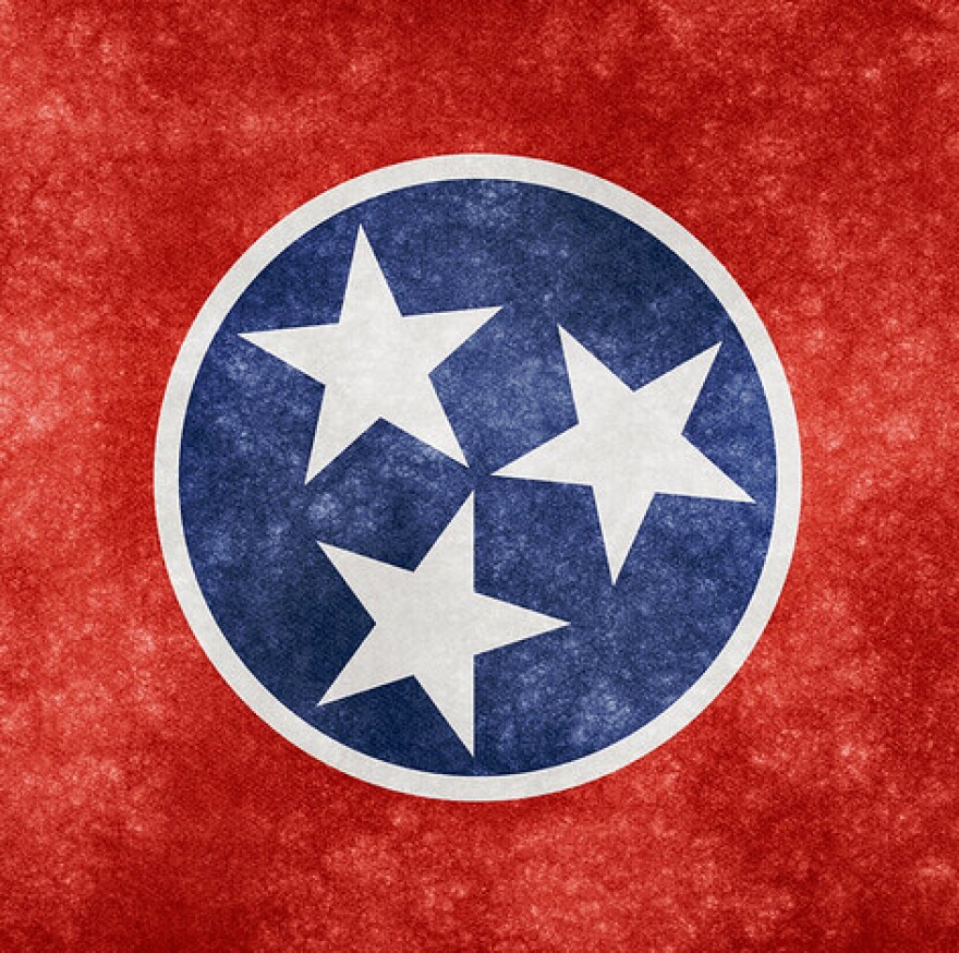 The seal of the Tennessee state flag.