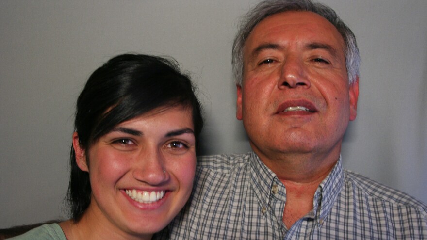 Saboor Sahely and his youngest daughter, Jessica, on their visit with StoryCorps.