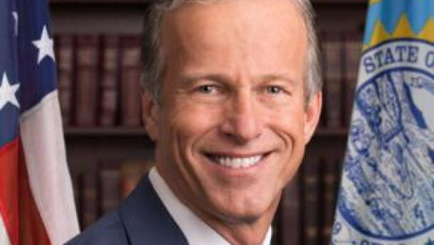 Republican U.S. Senator John Thune of South Dakota is shown in a n image from his official Senate website.