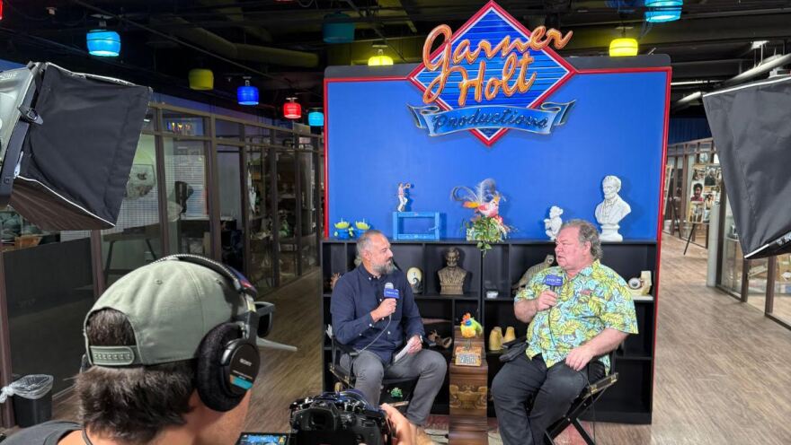 Joel Morales interviews Garner at Garner Holt Productions.