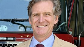 Chattanooga Mayor Tim Kelly at Chattanooga Fire Station #6 in June 2023.
