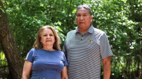 Mel and Madonna Yawakie pose for a portrait in Brooklyn Park, Minn. | MPR News