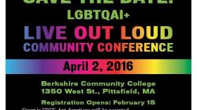 This is a picture of the Live Out Loud Community Conference flyer