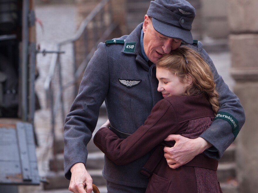 Sophie Nelisse stars alongside Oscar-winning actor Geoffrey Rush. She says she didn't know who he was before the film.