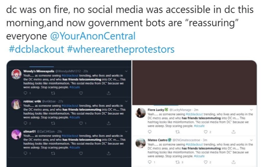 None Of This Is True Protests Become Fertile Ground For Online