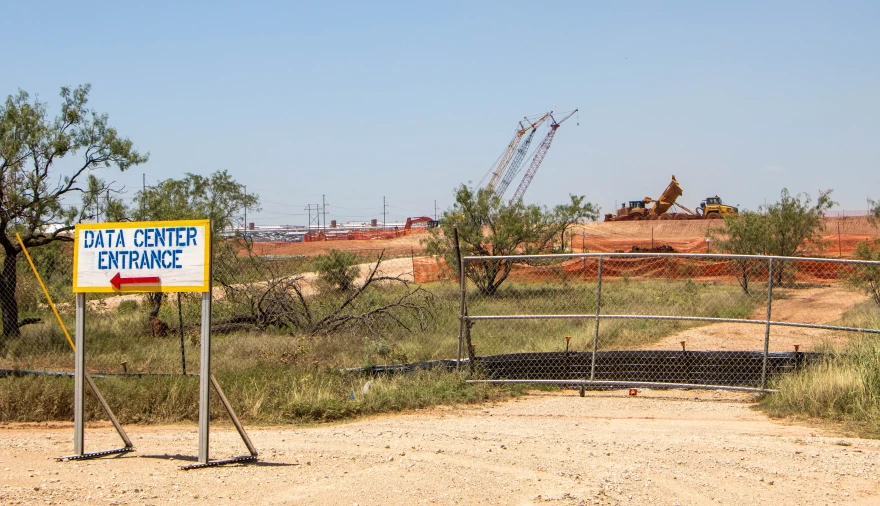 Construction on the Stargate Project in Abilene.