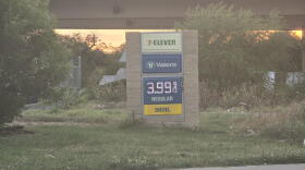 Gas prices at a convenience store north of downtown were up to $3.99/gallon on Sept. 8, 2026.