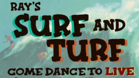 Banner for Ray's Surf and Turf in Highland Park.