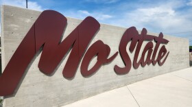 A MO State sign on the Springfield campus (photo taken May 14, 2026).