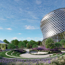 Innovation Tower would include upscale office space, a health and wellness center, sauna, and spa-like locker rooms