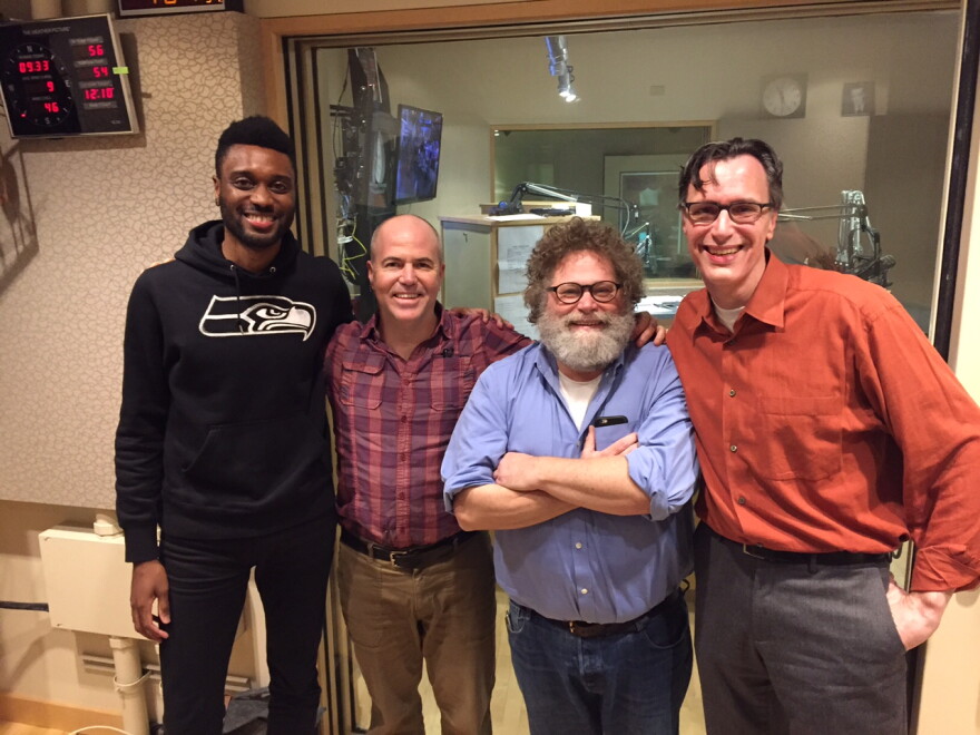 'Week in Review' panel Shaun Scott, Bill Finkbeiner, Knute Berger and Bill Radke.