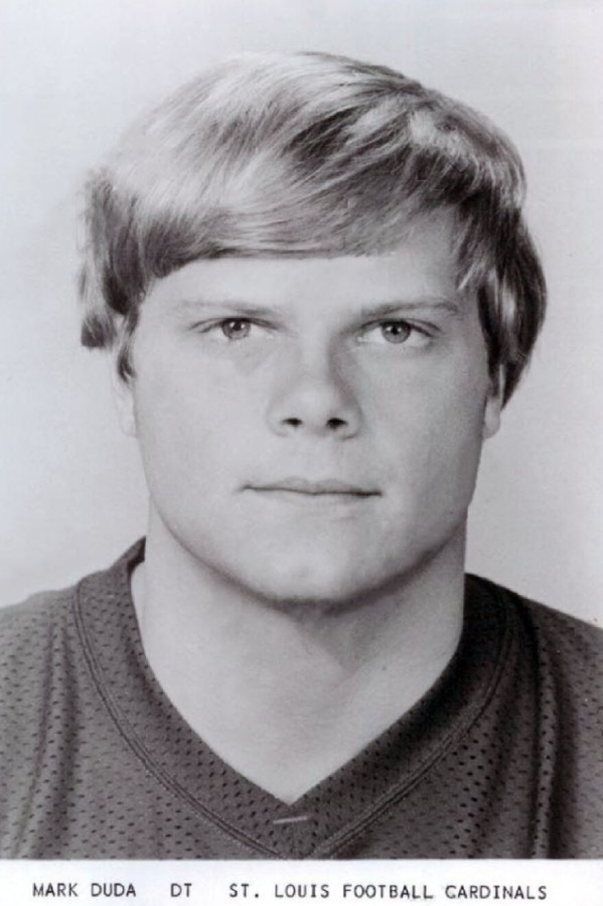 Mark Duda played five seasons in the NFL.