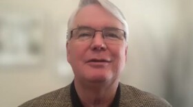 Bloomington Mayor John Hamilton during Tuesday's Zoom interview.